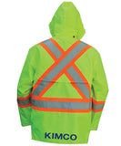 High Vis Jacket with Detachable Hood