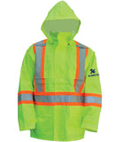 High Vis Jacket with Detachable Hood